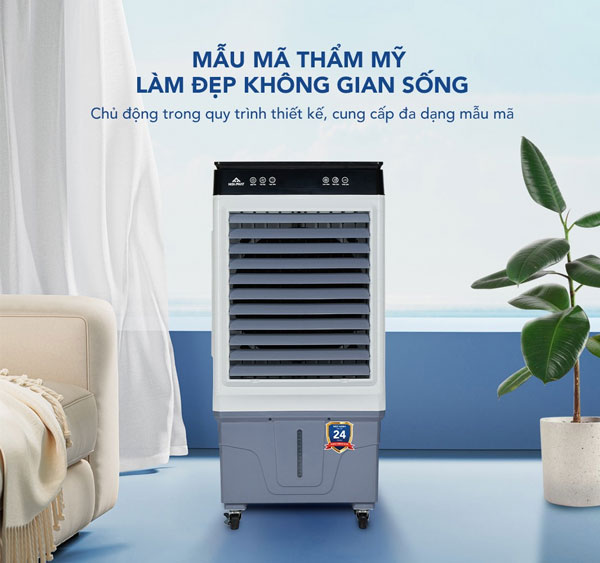 Máy làm mát không khí Hòa Phát HPCF1-052 có kiểu dáng hiện đại