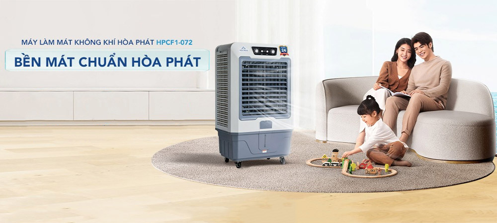 Máy làm mát không khí Hòa Phát HPCF1-072 có công suất 270W
