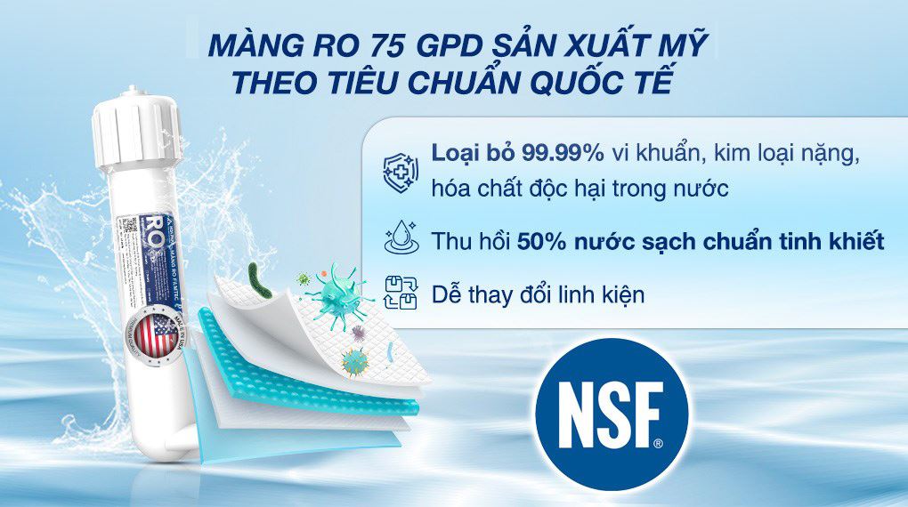 Máy lọc nước RO nóng lạnh 