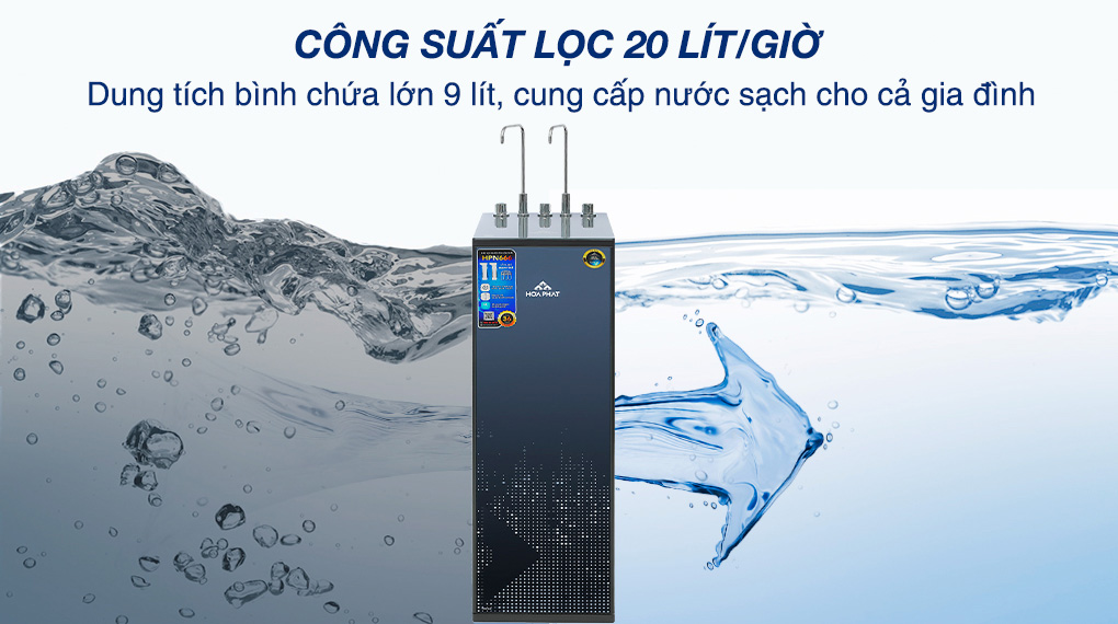  Máy lọc nước Hòa Phát HPN666 11 lõi