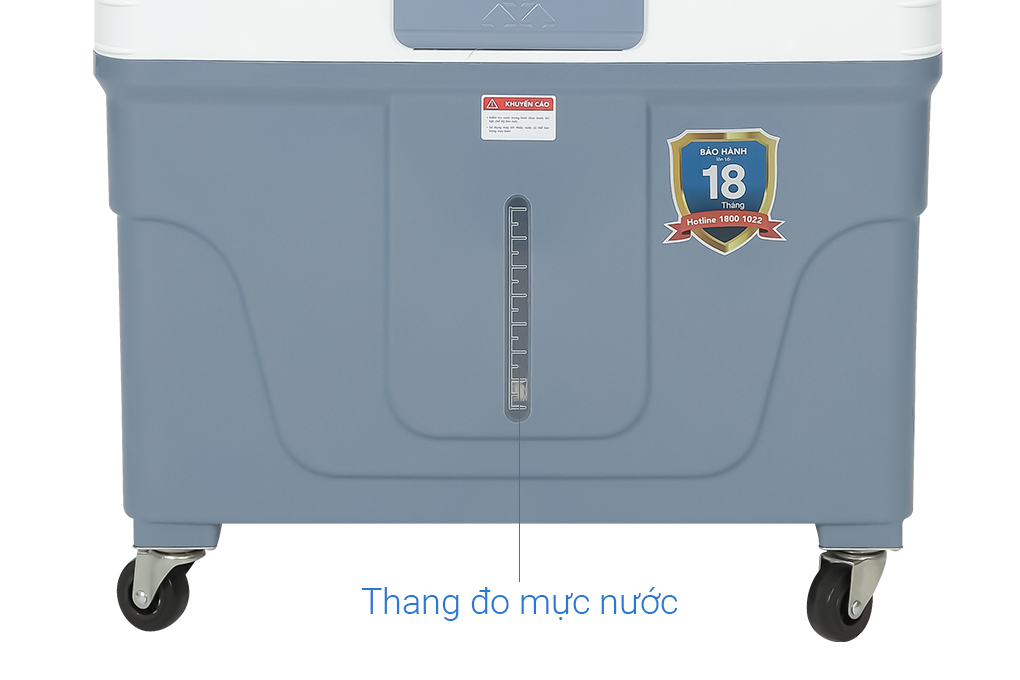 Quạt điều hòa Hòa Phát HPCF1-012 có dung tích bình chứa nước lớn lên tới 55 lít