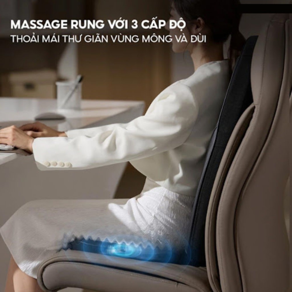 Đệm massage lưng eo Philips PPM8502 NEW - Hàng chính hãng