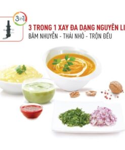 Máy xay thực phẩm Tefal 3 trong 1 MB450B38 - 500W, 500mL