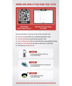 Máy xay sinh tố cầm tay Tefal HB643138 - trắng, 800W