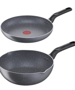Bộ 2 Chảo chiên, Chảo sâu lồng Tefal Natura 24 FP-26 DFP