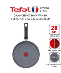 Combo Chảo vân đá Tefal Natura Chảo chiên 24cm & Chảo chiên 28cm