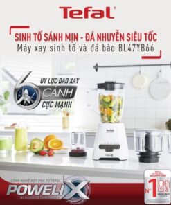 Máy xay sinh tố, xay thịt, xay thực phẩm Tefal BL47YB66, 800W, 2L