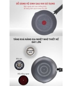 Chảo sâu lòng Tefal Natura 28cm, dùng cho bếp gas và hồng ngoại - BH 2 năm - B2266695