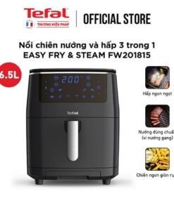 Nồi chiên không dầu Tefal 3 trong 1 Easy fry Steam & Grill FW201815