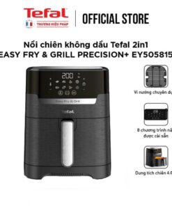 Nồi chiên không dầu Tefal 2in1 Easy Fry & Grill Precision EY505815