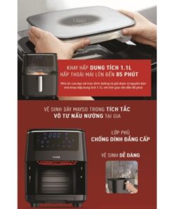 Nồi chiên không dầu Tefal 3 trong 1 Easy fry Steam & Grill FW201815
