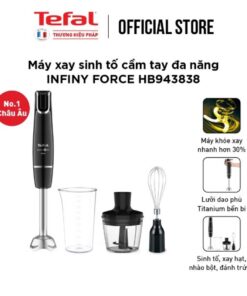 Máy xay sinh tố cầm tay Tefal HB943838 - đen, 1000W