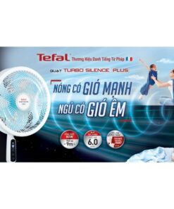Quạt đứng có điều khiển từ xa Tefal Turbo Silence Plus VH689990