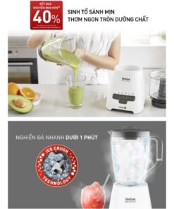 Máy xay sinh tố, xay thịt, xay thực phẩm Tefal BL47YB66, 800W, 2L