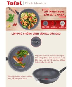 Bộ nồi chảo Tefal Cook Healthy 2pcs (Chảo 24/Chảo xào 28)