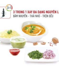 Máy xay thực phẩm Tefal 3 trong 1 MB520138 - 300W, 400mL