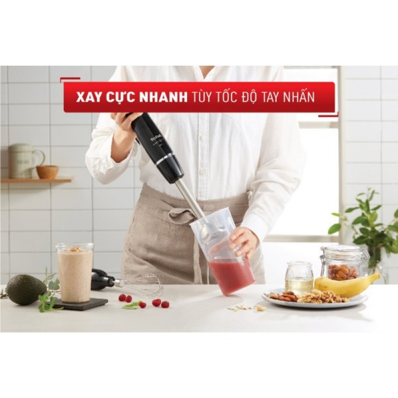 Máy xay sinh tố cầm tay Tefal HB943838 - đen, 1000W Máy xay sinh tố cầm tay Tefal HB943838 - đen, 1000W