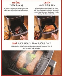 Nồi chiên không dầu Tefal 3 trong 1 Easy fry Steam & Grill FW201815