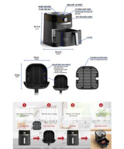 Nồi chiên không dầu Tefal 9 trong 1 Easy fry Oven & Grill FW501815 4.9 209 Đánh Giá 673 Đã B