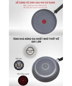 Chảo chống dính vân đá Tefal Natura B2260695 28cm